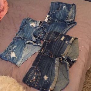 Hollister denim shorts